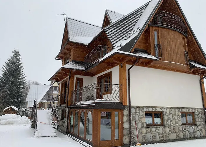 Willa Podhalanka Jacuzzi & Sauna - Drewniany Dom Dla 20 Osob